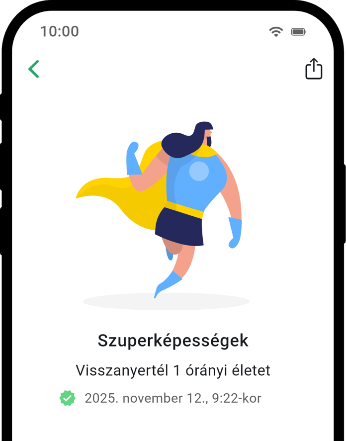 QuitNow app achievement detail screen
