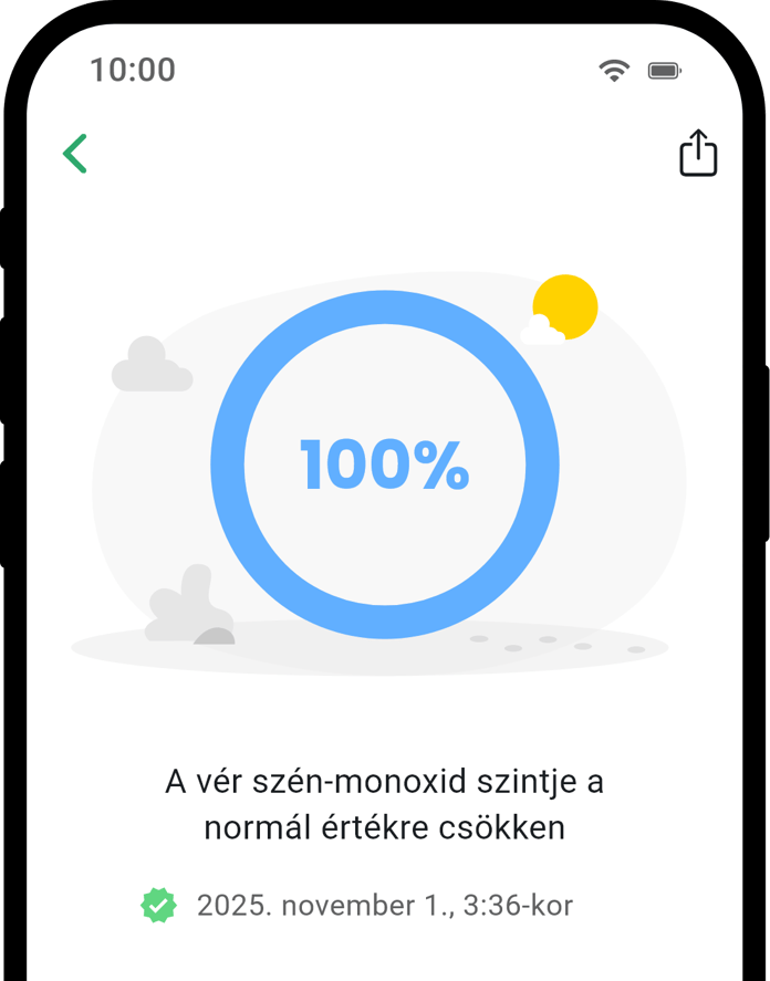 QuitNow app health detail screen