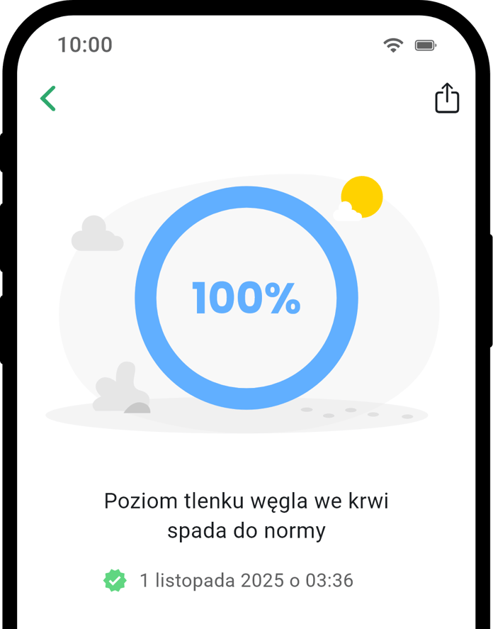 QuitNow app health detail screen