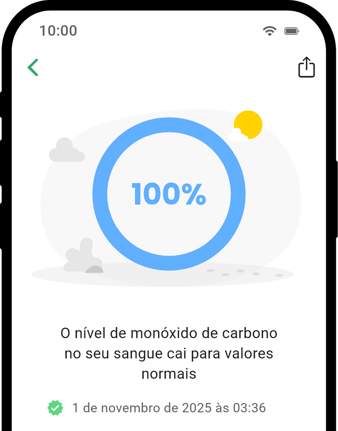 QuitNow app health detail screen
